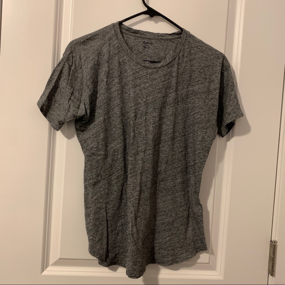 Madewell Grey Cotton Whisper Tee